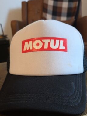 Logo Trucker Cap - White & Black